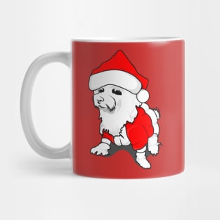 cute poodle love christmas Mug